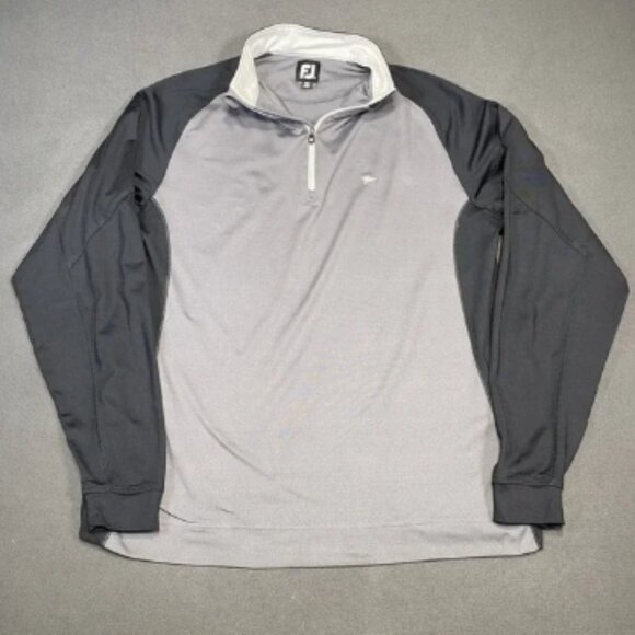 FootJoy Golf Pullover Large Men's 1/4 Zip‎ Long Sleeve Athletic Shirt FJ - Picture 1 of 8